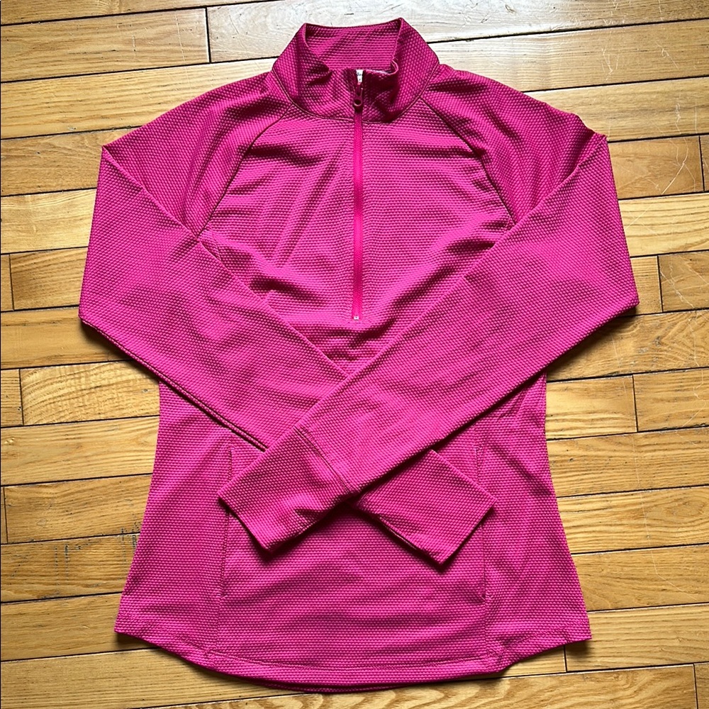 Tommy Bahama Golf Pink Quarter-Zip Golf Shirt – Long Sleeve